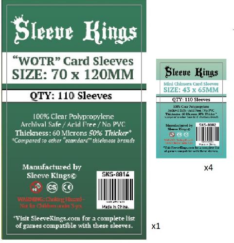 Sleeve Kings Sleeve Bundle for Journeys in Middle Earth game